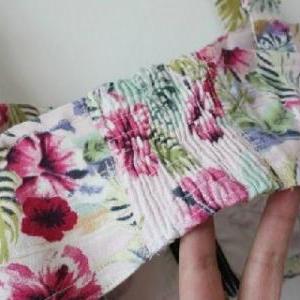 Floral Print Bustier Bikini Top
