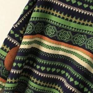 Loose Geometric Patterns Sweater