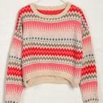 Loose Pink Tribe Sweater