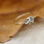 Sterling Silver Lovely Elephant Ring