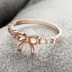 Studded Bow Ring