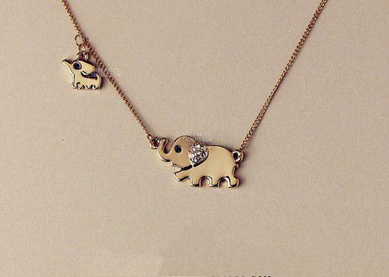 Elephant Family Necklace
